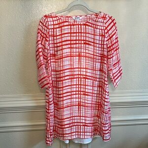 Bb Dakota Red & White Shift Dress Sz XS